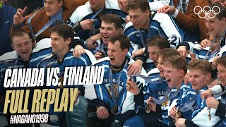 FULL Replay: Finland vs. Canada | Men's Ice Hockey | Nagano 1998