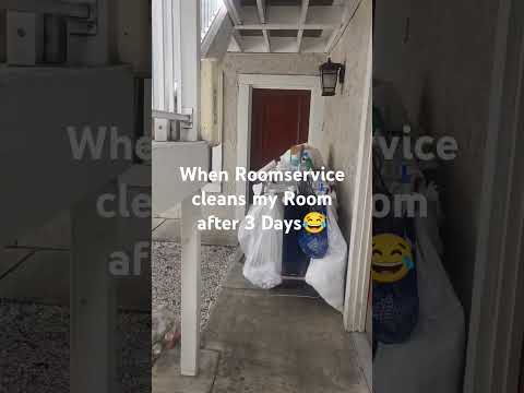 When Room Service Tries to clean Our Room #california #viralshorts   #sanfrancisco #fremont #usa