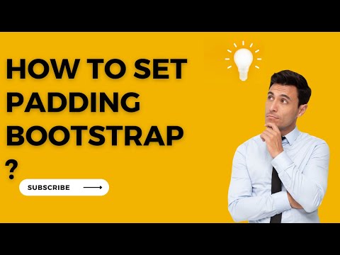 Bootstrap Padding Techniques: Enhance Your Website Design#Bootstrap #WebDesign #FrontEndDevelopment