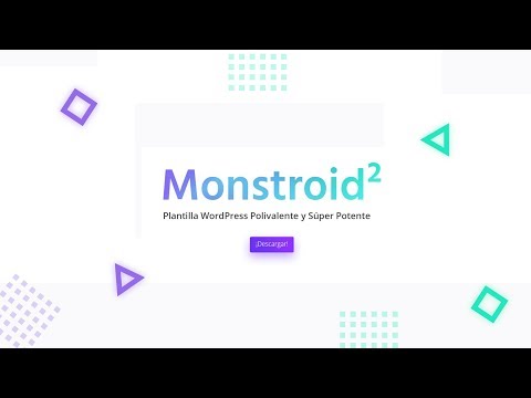 Monstroid2 - Plantilla WordPress Polivalente y Súper Potente