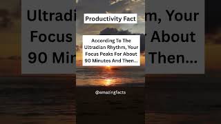 Productivity psychology fact #psychologyfacts #productivity #productivityboost