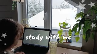 STUDY WITH ME| method pomodoro 25 minutes work/10 minutes break