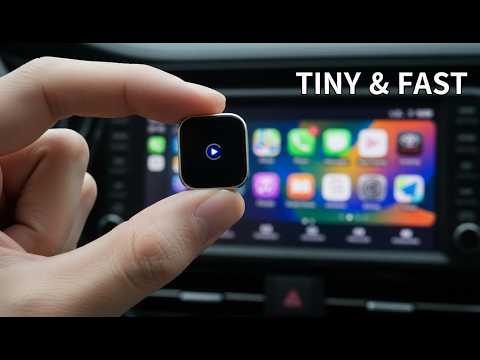 The Smallest Wireless Android Auto & CarPlay Adapter EVER? (Fast!)