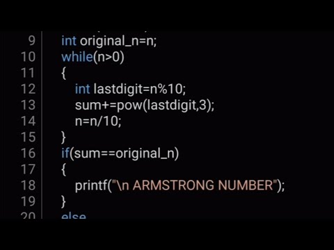 How to fine Armstrong Number or not Armstrong Number