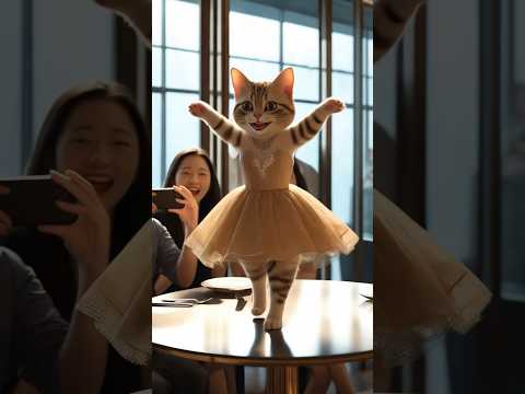 Cute Kitten Cat Dancing. #fyp #foryou #viralvideo #viralshorts #cat #cute #cutecat #funny #catlover