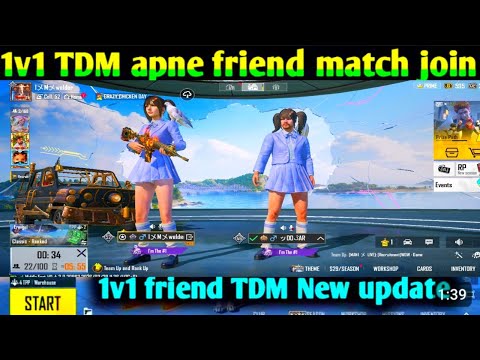 Welder Vs Dogar TDM in 1V1 Match to friend New Update |PUBG Mobile 