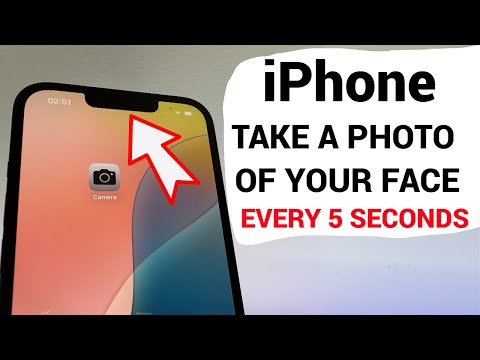iPhone Take a Photo of your Face EVERY 5 SECONDS