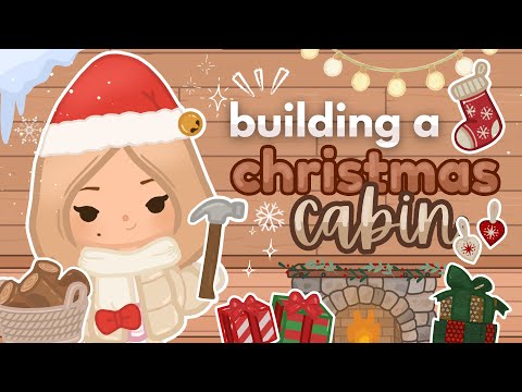 I Built a Cozy Christmas Cabin in Toca Boca 🎄❄️ | Build With Me (Part 1)