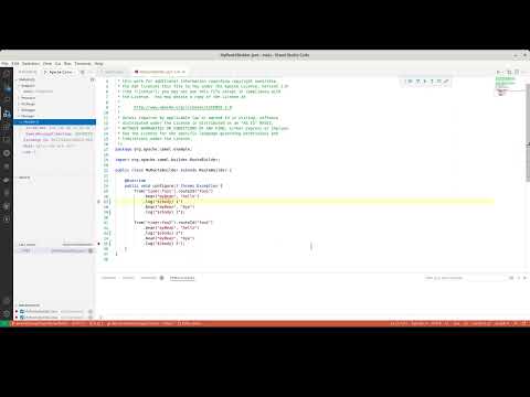 Textual debug for Apache Camel with VS Code