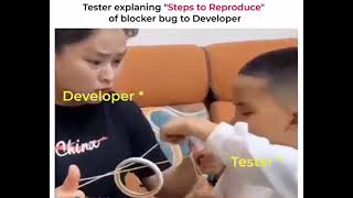 how tester explained coder to solve bugs