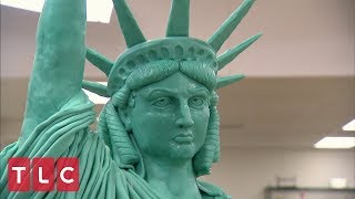 Buddy Makes a Statue of Liberty Cake | Cake Boss