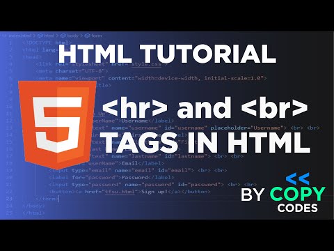HR and BR Tags in HTML | How to use HR and BR Tags in HTML | HTML Tutorial
