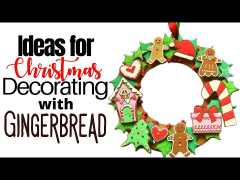 Ideas for Christmas Decorating with Gingerbread