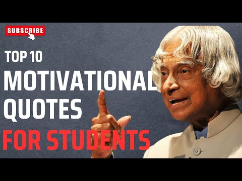 Top 10 Motivational Quotes for Students |by Dr APJ Abdul Kalam Quotes