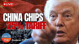 Trump’s 25% AI Chip Tariff Explained: Why NVDA, AMD, & TSMC are Ripping Higher🤯 | Jan 15 LIVE