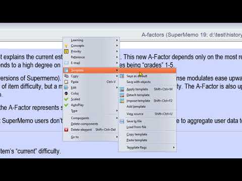 How to refactor texts using incremental writing in SuperMemo