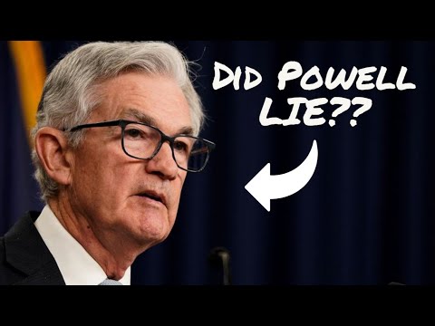 Why are the markets falling after Powell's dovish speech?