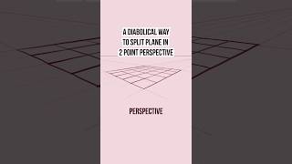 How To Split Planes in 2 Point Perspective So Easily!