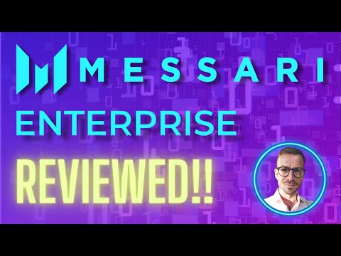 Messari Enterprise Reviewed!! (crypto / blockchain data)