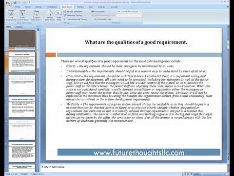 Business Analyst Interview Questions Answers Video tutorial