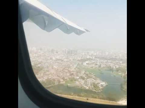 Dhaka City Airplane window  View | Stunning Aerial Flyover 🇧🇩#AirplaneView#AerialView #Flyover
