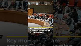 What happened at emergency UN Security Council on Iran protests | AJ #shorts
