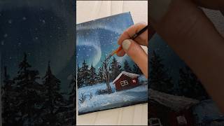 winter silence and a dreamy cabin in the mountains 🏕️🏔️