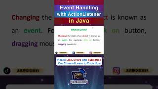 Java Swing: HOW TO Use ActionListener in Java (2024) #shorts #short #ytshorts #java