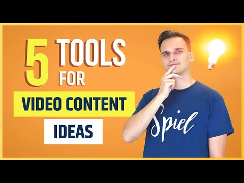 5 Amazing Tools To Help You Generate Video Content Ideas