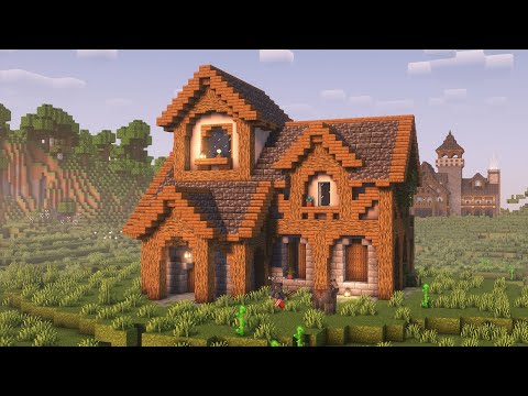 Minecraft Medieval Style House Tutorial