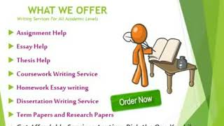 Get the best assignment writing help service
