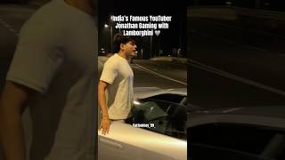 India’s Famous YouTube Jonathan Gaming with Lamborghini🩶 #jonathangaming #lamborghinni #shorts #car