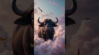 The buffalo comes to town and starts eating bananas #aistorytime    #usashorts    #aistorytelling