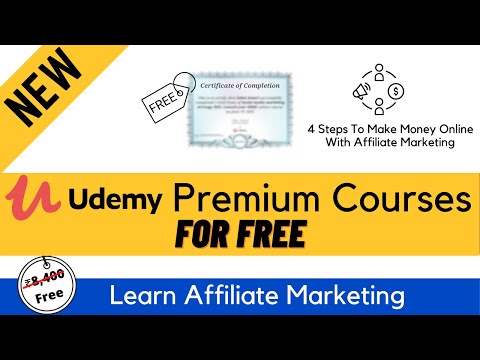 Learn Affiliate Marketing Free - How To Earn Money Through Affiliate Marketing - Udemy Free #short