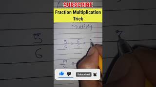 FRACTION MULTIPLY🤓FRACTION MULTIPLICATION💡#shorts🖋FRACTION TRICK😎AP Math Class