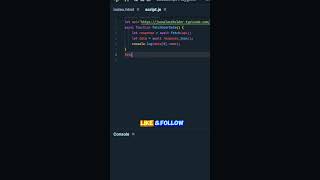Async/Await in JS: Asynchronous Magic! 🌟 #shorts #short