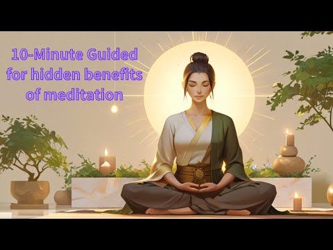 10 Minute Guided for hidden benefits of meditation - unlock your mind #benefitsofmeditation