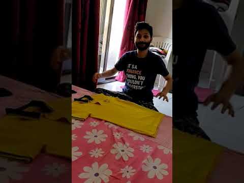 How to fold a t-shirt real quick :)