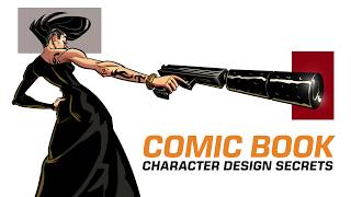 Comicbook Character Design - How to Use Reference COMBINED with Imagination