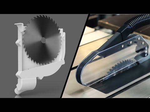 How I re-engineered my Table Saw Dust Collection from Scratch using 3D Printing