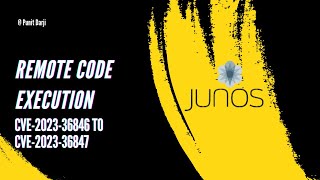 juniper remote code execution 2023
