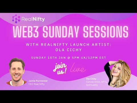 Web3 Sunday Sessions: NFT Art, AR, and Spirituality with Ola Cichy