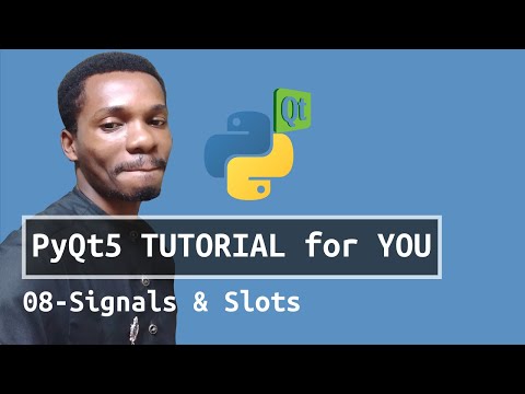 PyQt5 Tutorial #8 - Signals & Slots