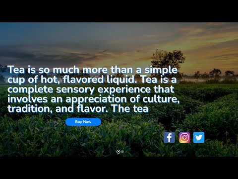 Tea Garden  Slider With Animation and Effect In Slider Revolution2021 -Website Maker