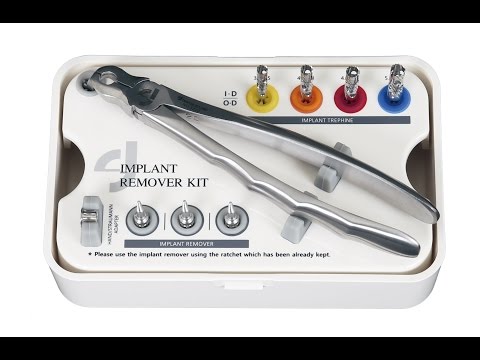 Implant remover kit/ Набір для видалення імплантатів.
