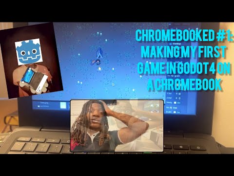 Code with me: Chromebooked/devlog #1 Making my first game using a $20 laptop