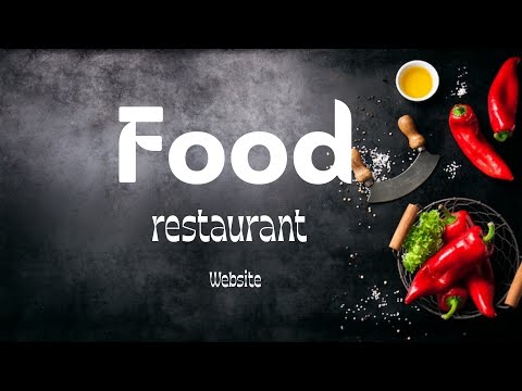 ✨Restaurant - Delicious Recipes with Elegant Design! | HTML, CSS, JS