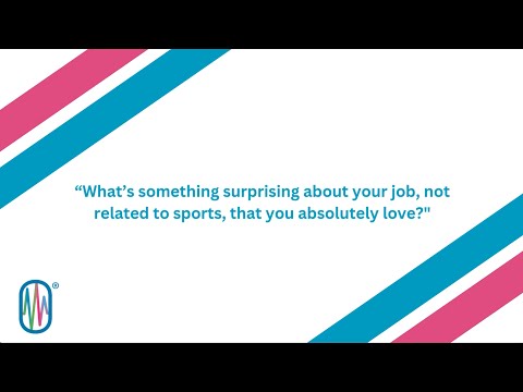What's something surprising about your job, not related to sports, that you absolutely love?