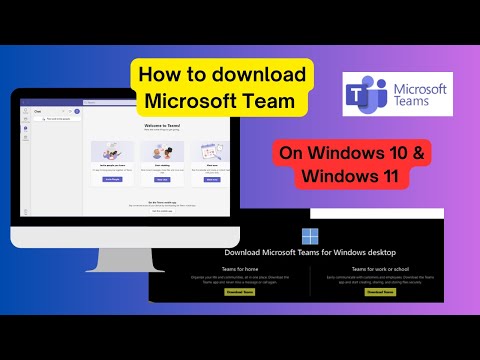 How to Install Microsoft Teams on windows 11 and windows 10
