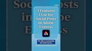 3 Features I Use for Social Posts in Adobe Express #ad #adobeexpressambassadors